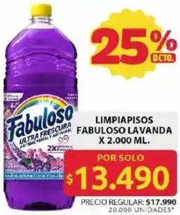 Ara Fabuloso limpiapisos lavanda oferta