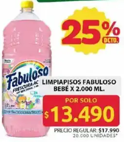 Ara Fabuloso limpiapisos bebé oferta