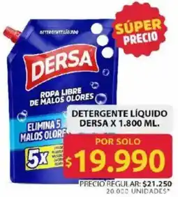 Ara Dersa detergente líquido oferta