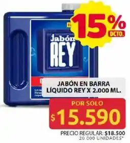 Ara Rey jabón en barra líquido oferta