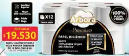 Ara Arbora premium papel higiénico triple hoja oferta