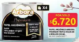 Ara Arbora premium papel higiénico triple hoja oferta
