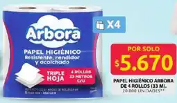 Ara Arbora papel higiénico oferta