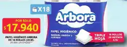 Ara Arbora papel higiénico oferta