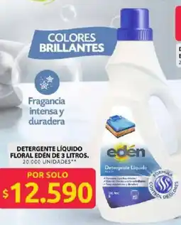 Ara Edén detergente líquido floral oferta