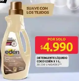 Ara Edén detergente líquido coco oferta
