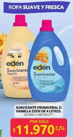 Ara Edén suavizante primaveral o vainilla oferta