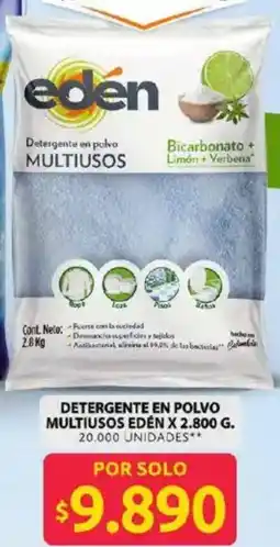Ara Edén detergente en polvo multiusos oferta