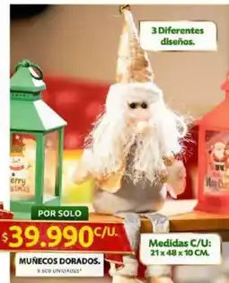 Ara Muñecos dorados oferta