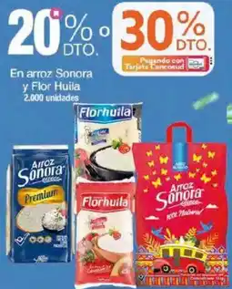 Jumbo En arroz sonora y flor huila oferta