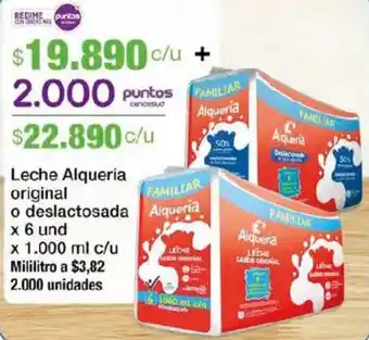 Leche alquería original o deslactosada alqueria