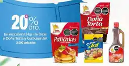 Jumbo En repostería Haz de Oros y Doña Torta y burbujas Jet oferta