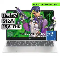 Falabella PORTÁTIL INTEL CORE 5-120U 16GB RAM 512GB SSD PANTALLA 156 FHD oferta