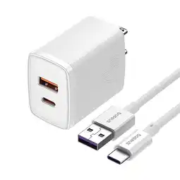 Falabella Cargador Combo 20w 2 Salidas (usb-a + Usb-c) + Cable Tipo Usb-c oferta