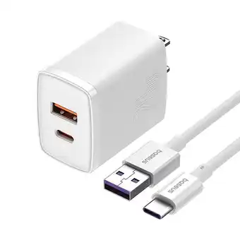 Falabella Cargador Combo 20w 2 Salidas (usb-a + Usb-c) + Cable Tipo Usb-c oferta