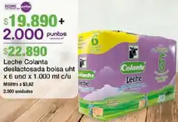Jumbo Colanta leche deslactosada bolsa oferta