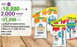 Jumbo Leche parmalat entera o zymil deslactosada paga oferta
