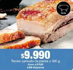 Jumbo Tocino carnudo de pierna oferta