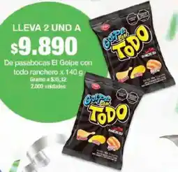 Jumbo El golpe de pasabocas con todo ranchero oferta