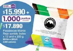 Jumbo Monte rojo pasabocas surtido bolsa oferta