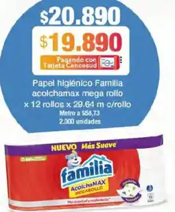 Jumbo Familia papel higiénico acolchamax mega rollo oferta