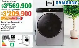 Jumbo Samsung lavadora automática carga frontal oferta