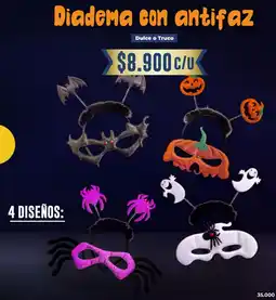 Tiendas D1 Diadema con antifaz oferta