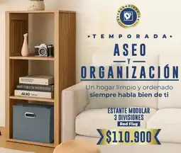 Tiendas D1 Red flag modular 3 divisiones oferta