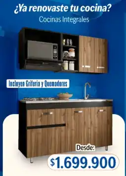 Alkosto ¿ya renovaste tu cocina? cocinas integrales oferta
