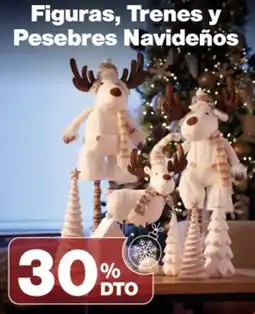 Alkosto Navideños figuras, trenes y pesebres oferta