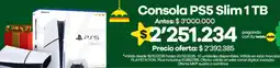 Éxito Consola ps5 slim 1 tb oferta