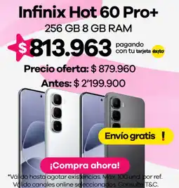Éxito Infinix hot 60 pro+ oferta