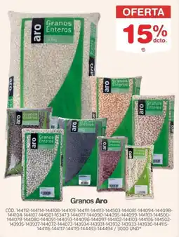 Makro Aro granos oferta