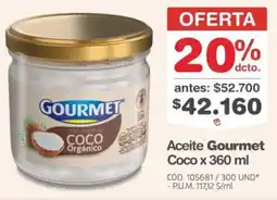 Makro Gourmet aceite coco oferta