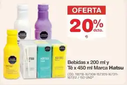 Makro Hatsu bebidas oferta