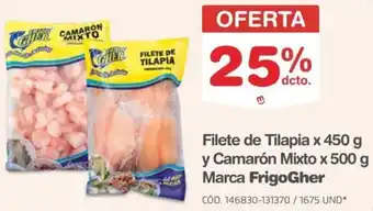 Makro Frigogher filete de tilapia oferta