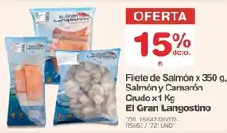 Makro El gran langostino filete de salmón oferta