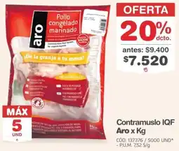 Makro Aro contramuslo iqf oferta