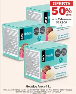 Makro Aro helados oferta