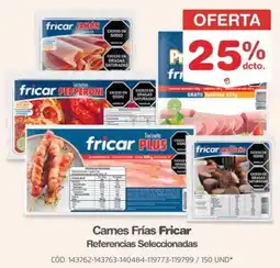 Makro Fricar carnes frías oferta