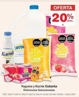 Makro Colanta yogures y kumis oferta