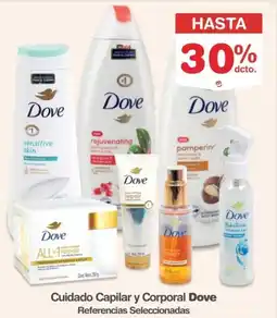 Makro Dove cuidado capilar y corporal oferta