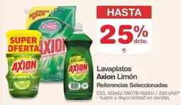 Makro Axion lavaplatos limón oferta