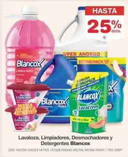 Makro Blancox lavaloza, limpiadores, desmachadores y detergentes oferta