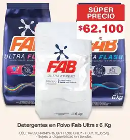 Makro Fab detergentes en polvo ultra oferta