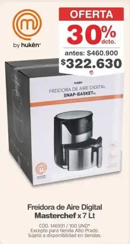 Makro Masterchef freidora de aire digital oferta