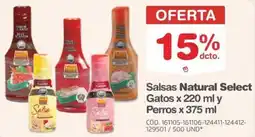 Makro Natural select salsas gatos oferta