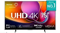 Falabella Televisor I I 75 I Pulgadas I LED I UHD I 4K I Smart I 75A6NV oferta