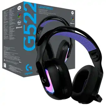 Falabella Diadema Gamer Inalámbrico G522 LIGHTSPEED RGB Negro oferta