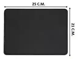 Falabella Pad Mouse Cuadrado Negro Antideslizante 25x21cm oferta